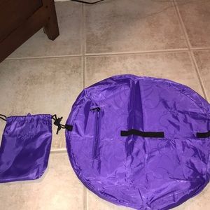 Purple Makeup Bag in Little Travel Pouch!